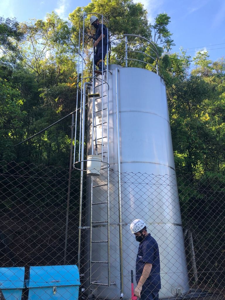 Atenção: será feita a limpeza dos reservatórios de água