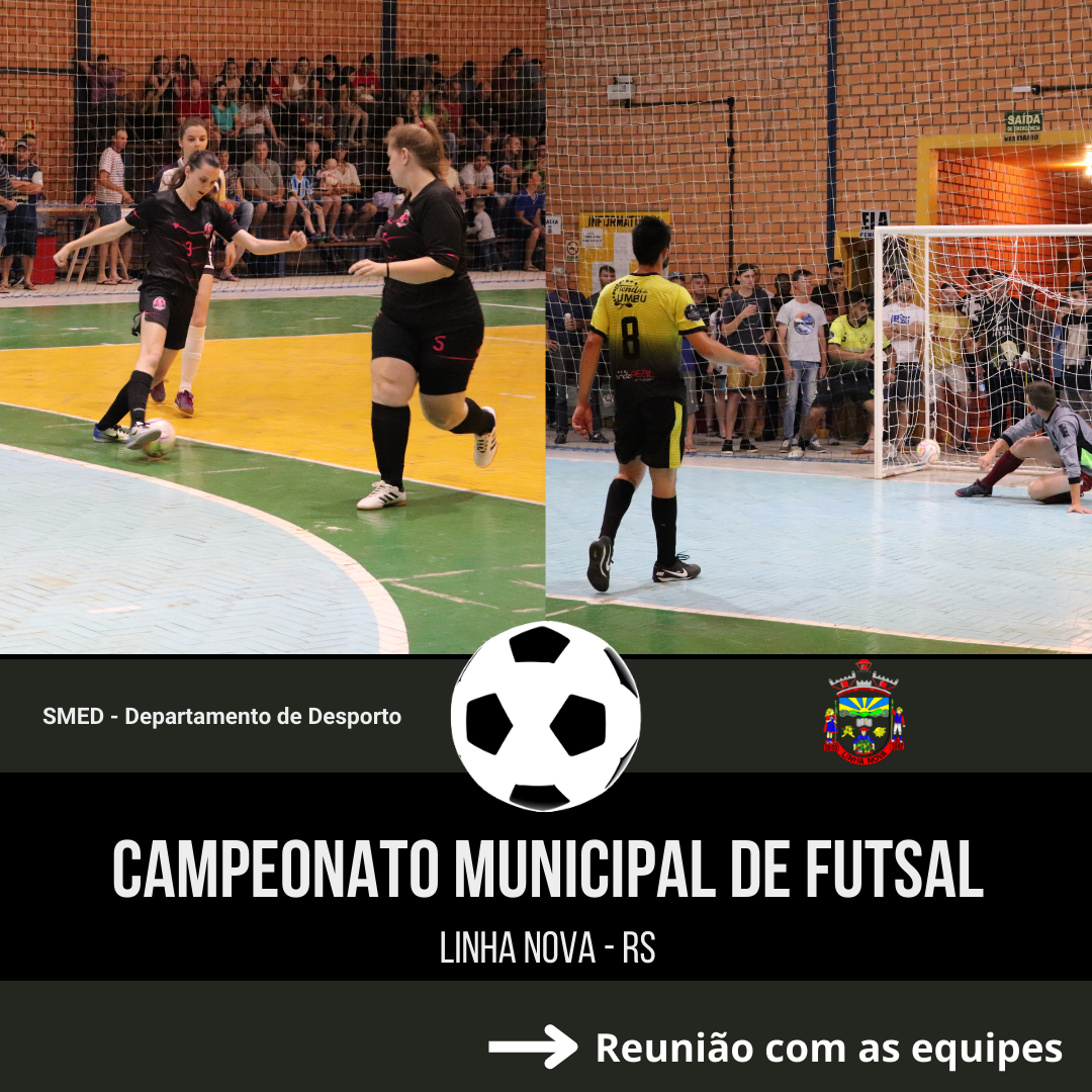 Campeonato Municipal de Futsal - Reunião com as equipes