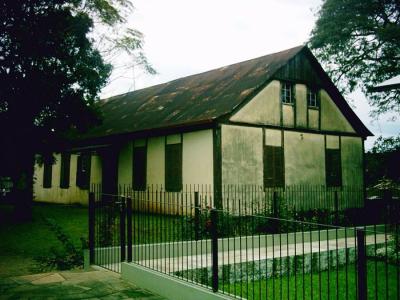 Casas antigas no Centro