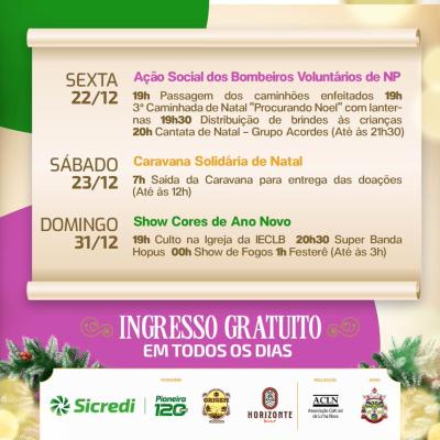 Confira a programao completa do 3 Natal em Cores