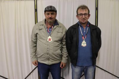 Entrega da premiao do Campeonato Municipal de Canastra