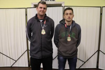 Entrega da premiao do Campeonato Municipal de Canastra