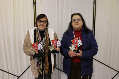 Entrega da premiao do Campeonato Municipal de Canastra