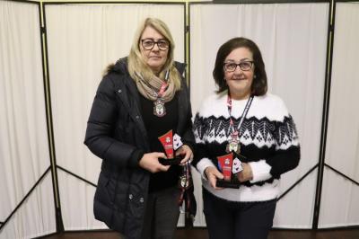 Entrega da premiao do Campeonato Municipal de Canastra