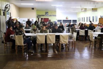 Entrega da premiao do Campeonato Municipal de Canastra