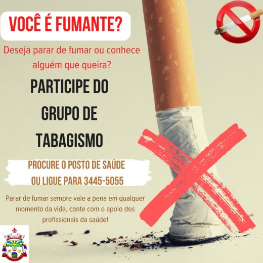 Secretaria de Sade promove grupo de apoio para fumantes