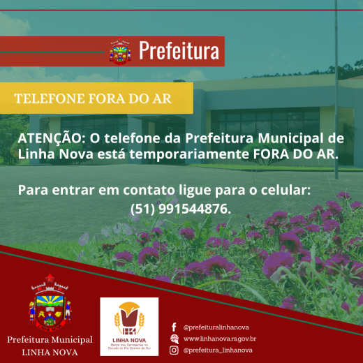 Telefone fora do ar